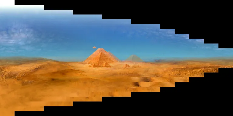 A constructed representation of Hiro's skybox