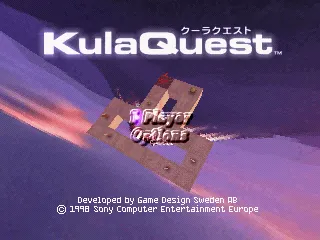Screenshot of the title screen