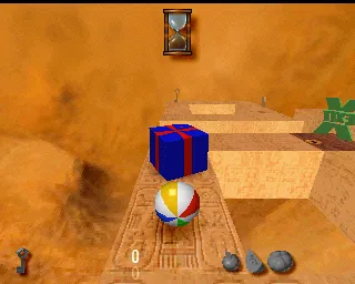 Unused blue present