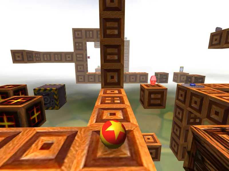 A render of the game's first level