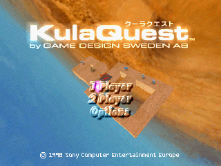 Screenshot of the title screen