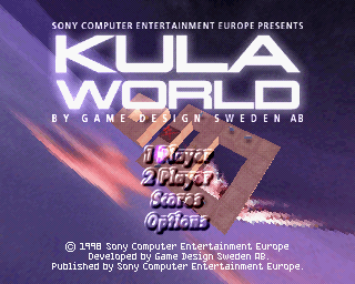 Screenshot of the title screen