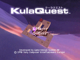 Screenshot of the title screen