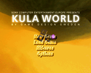 Screenshot of the title screen