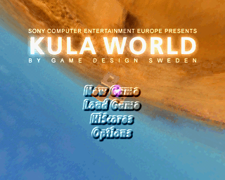 Screenshot of the title screen